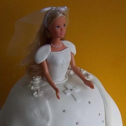 First Communion Doll Cake