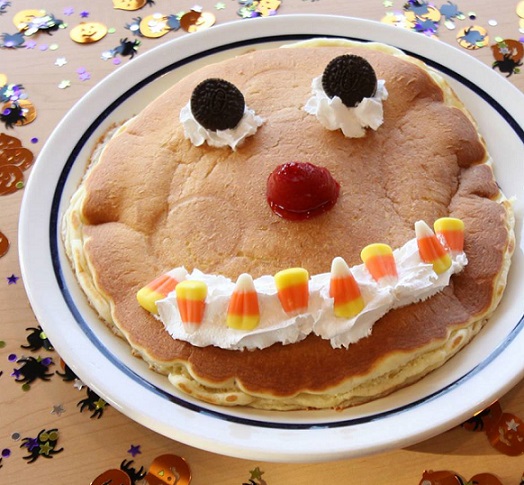 Free Halloween Scary Face Pancake IHOP On