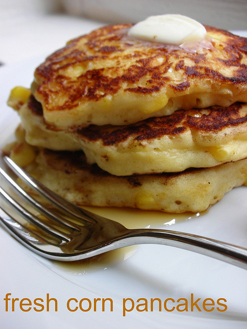 Fresh Corn Pancakes