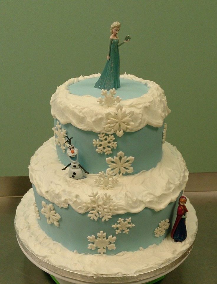 Frozen Themed Birthday Cake Frozen Themed Birthday Cake