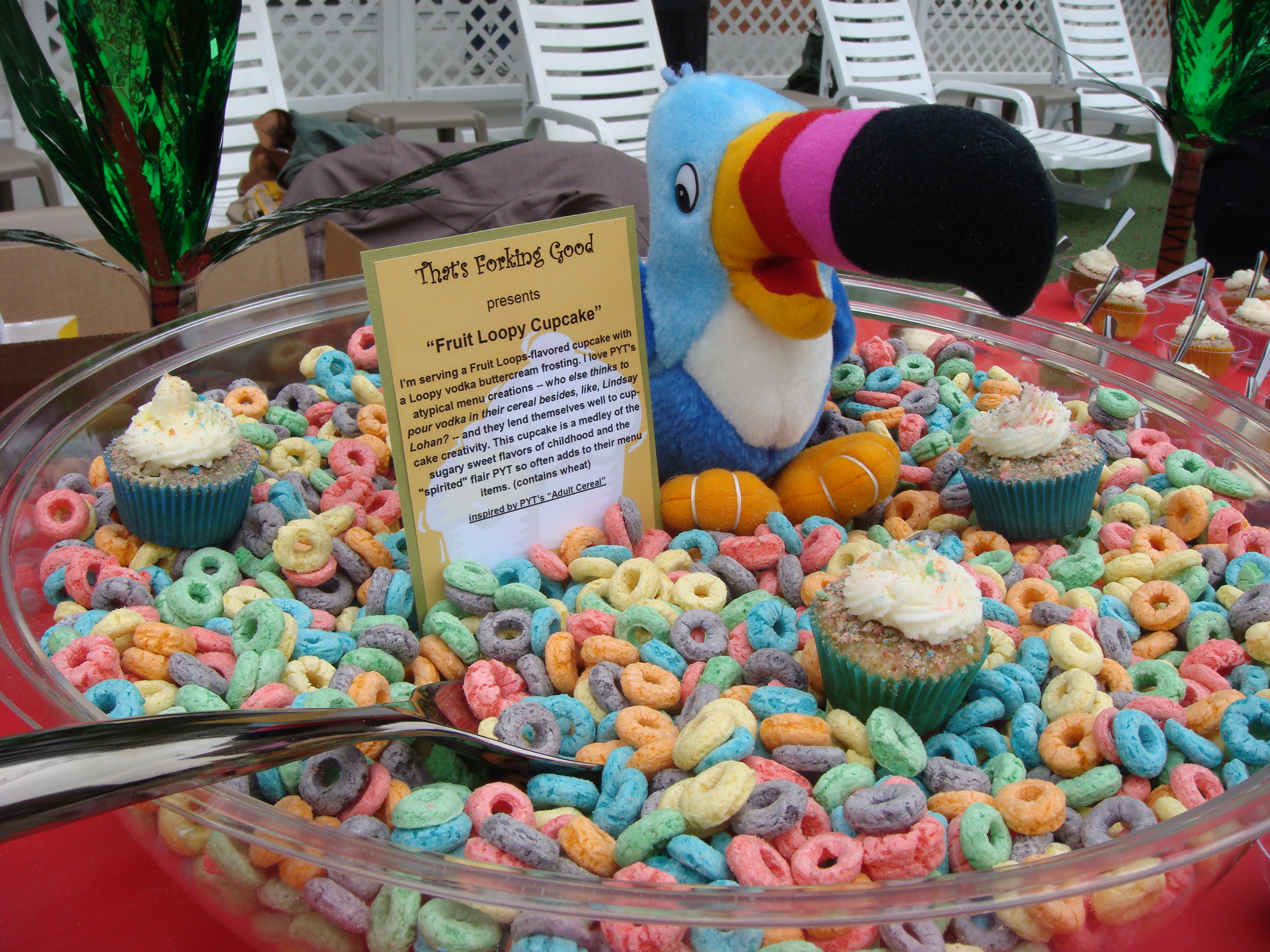 Fruit Loop Vodka Cupcakes Fruit Loop Vodka Cupcakes