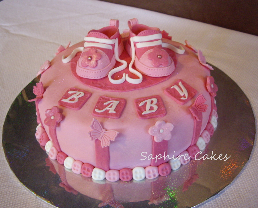 Girl Baby Shower Cake Idea