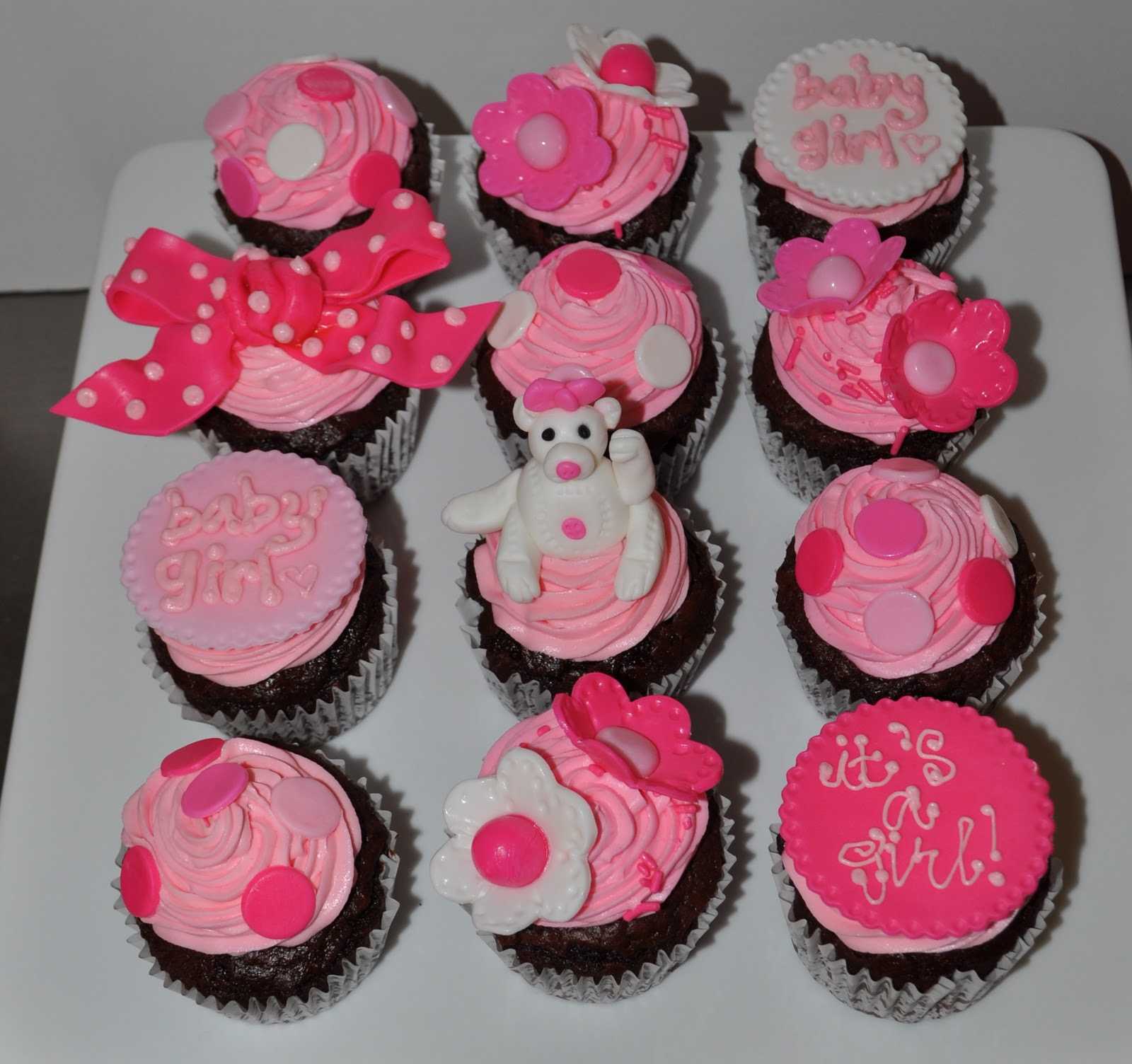 Girl Baby Shower Cupcake Ideas