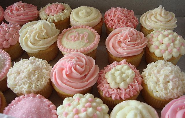 Girl Baby Shower Cupcake Ideas