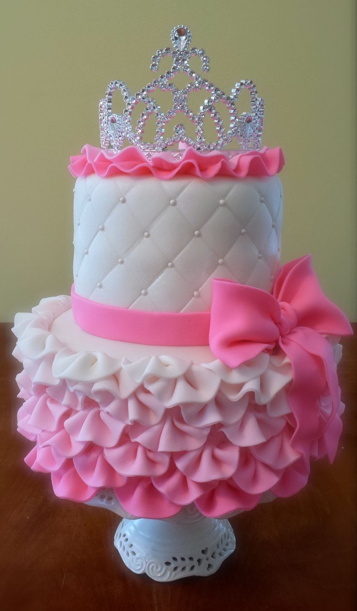 Girls 1st Birthday Princess Cakes