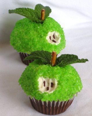 Green Apple Cupcakes