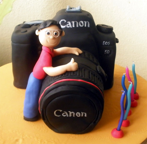 Happy Birthday Camera Cake