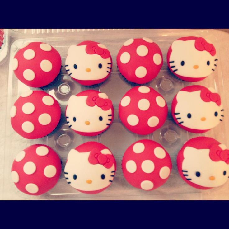 Hello Kitty Cupcake Cake Ideas