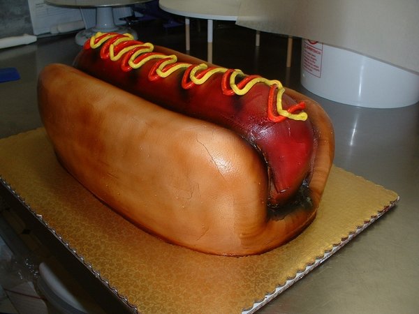 Hot Dog Cake Hot Dog Cake