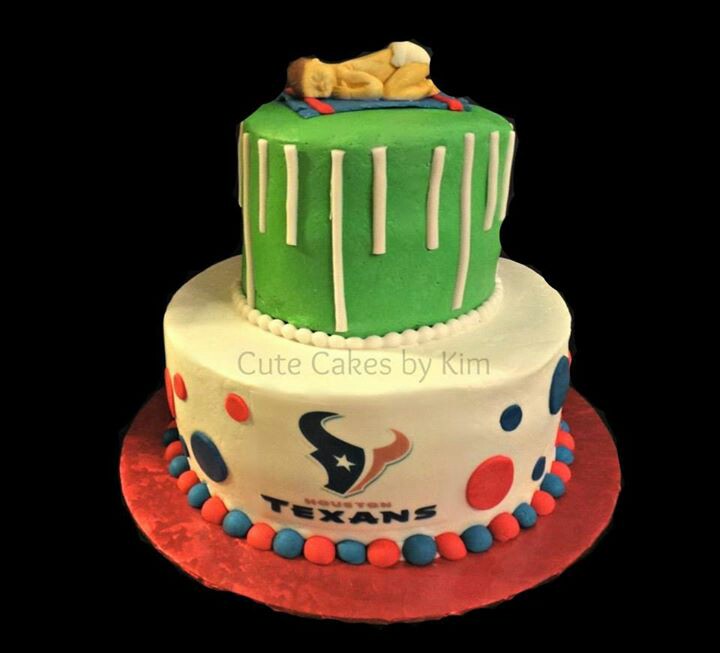 Houston Texans Baby Shower Cake