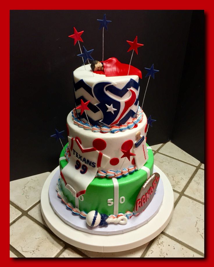 Houston Texans Grooms Cake