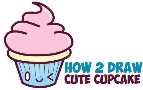How to Draw a Cupcake Step by Step for Kids