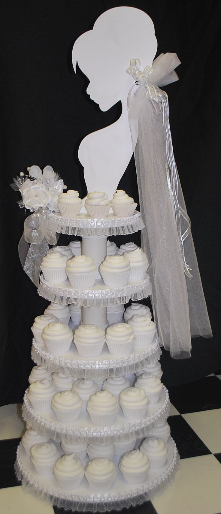 Idea Bridal Shower Cupcake Tower
