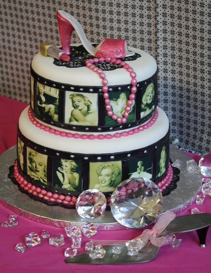 Marilyn Monroe Birthday Cake