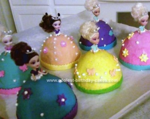 8 Photos of Individual Princess Cakes