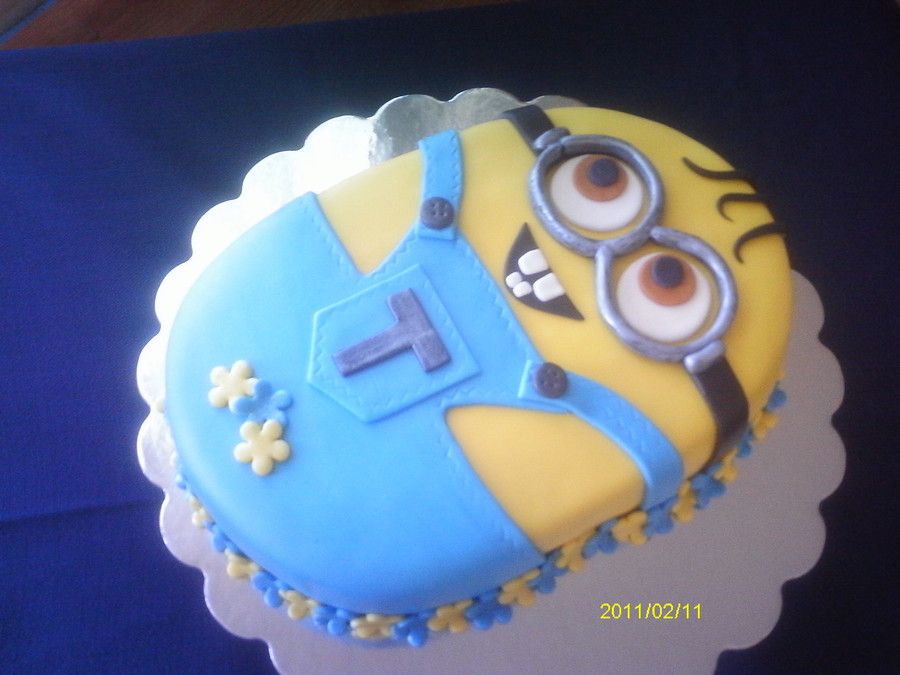 Minion Birthday Cake 2 Year Old