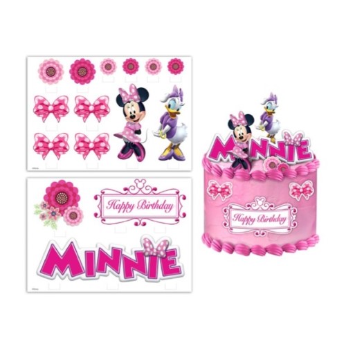 Minnie Mouse Edible Cake Decorations