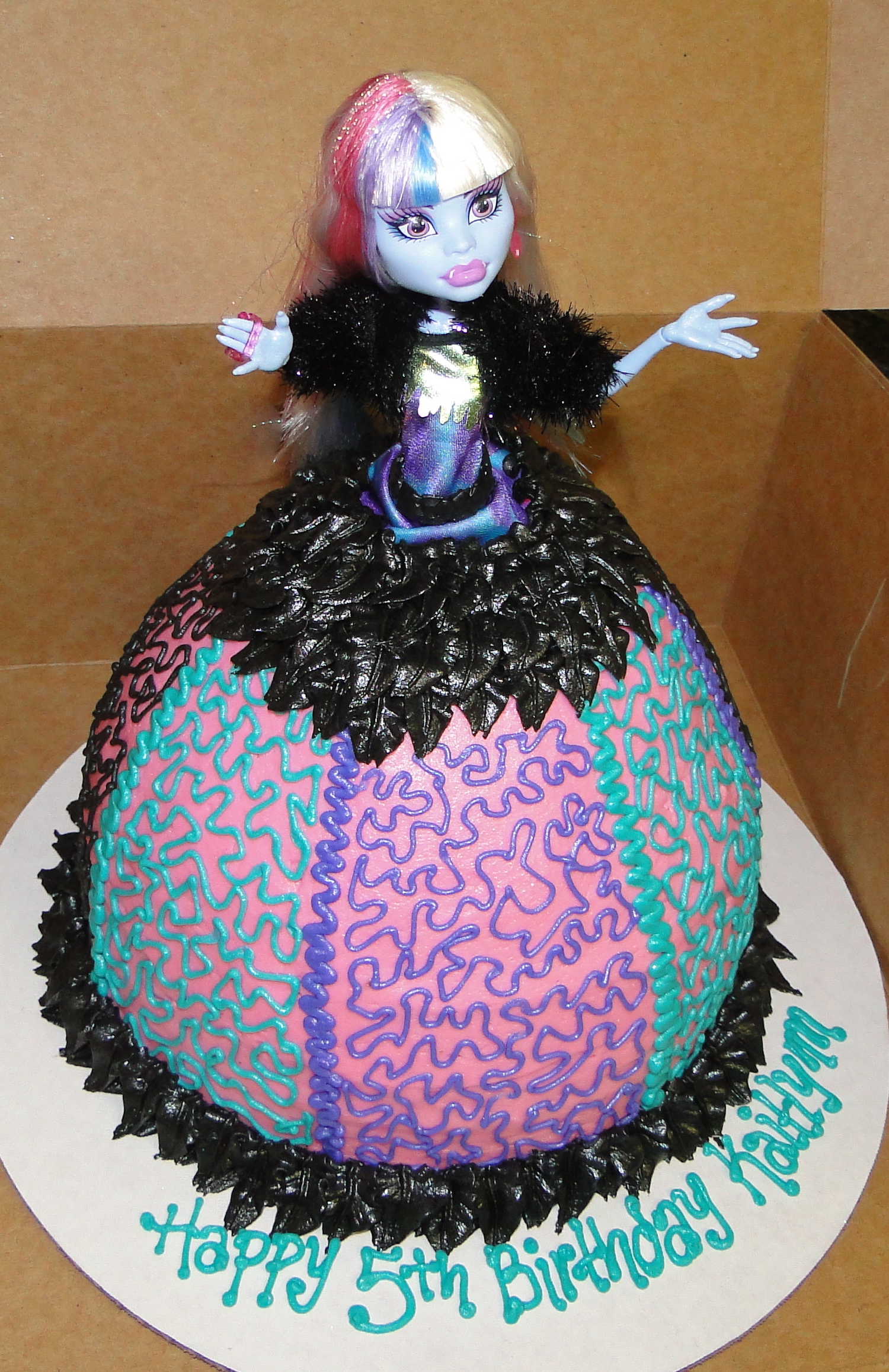 Monster High Doll Cake Monster High Doll Cake