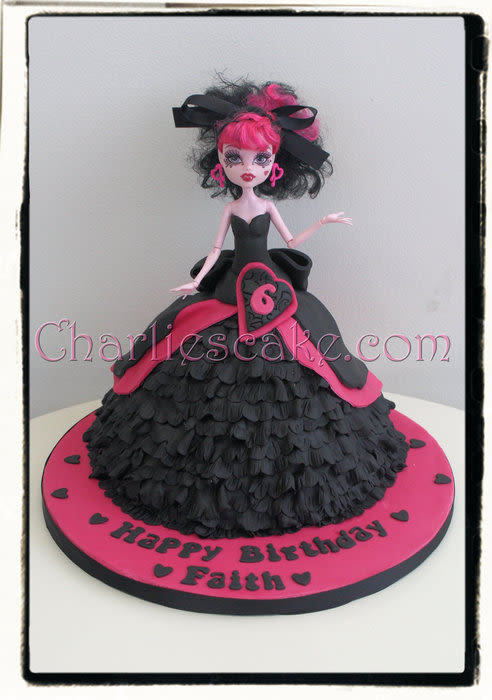 Monster High Doll Cake Monster High Doll Cake