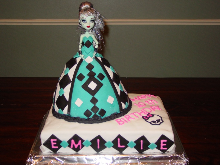 Monster High Doll Cake Monster High Doll Cake