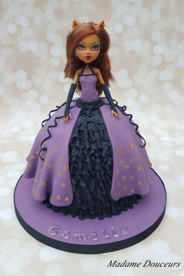Monster High Doll Cake Monster High Doll Cake
