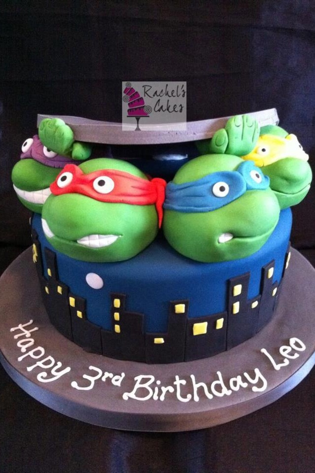 Ninja Turtle Birthday Cake