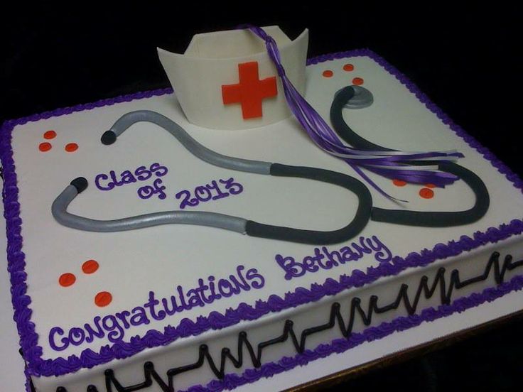 Nursing School Graduation Cake Idea