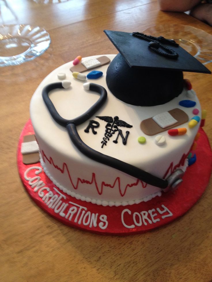 Nursing School Graduation Cake Idea