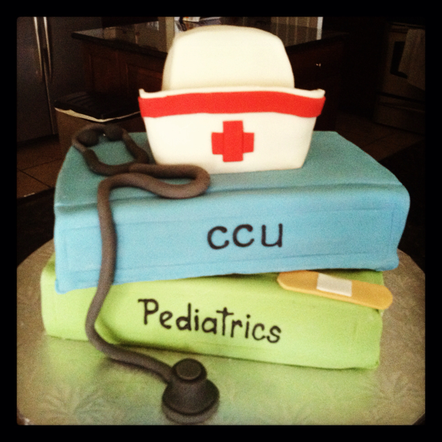 Nursing School Graduation Cake