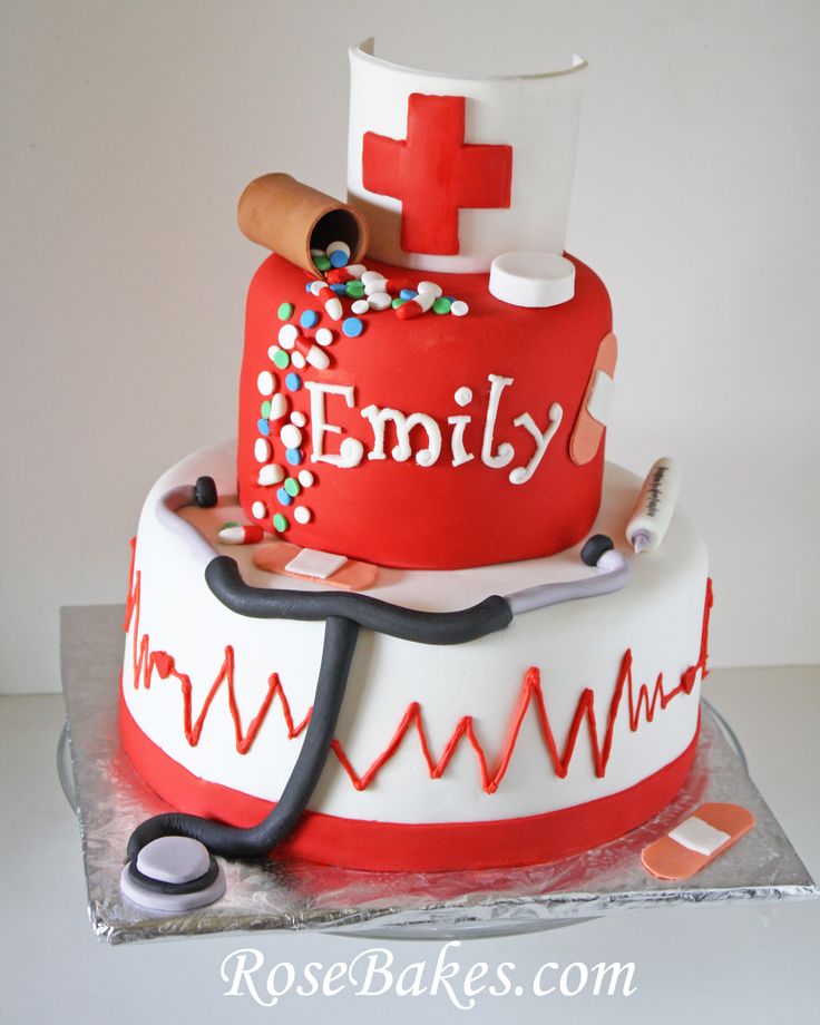 Nursing School Graduation Cake