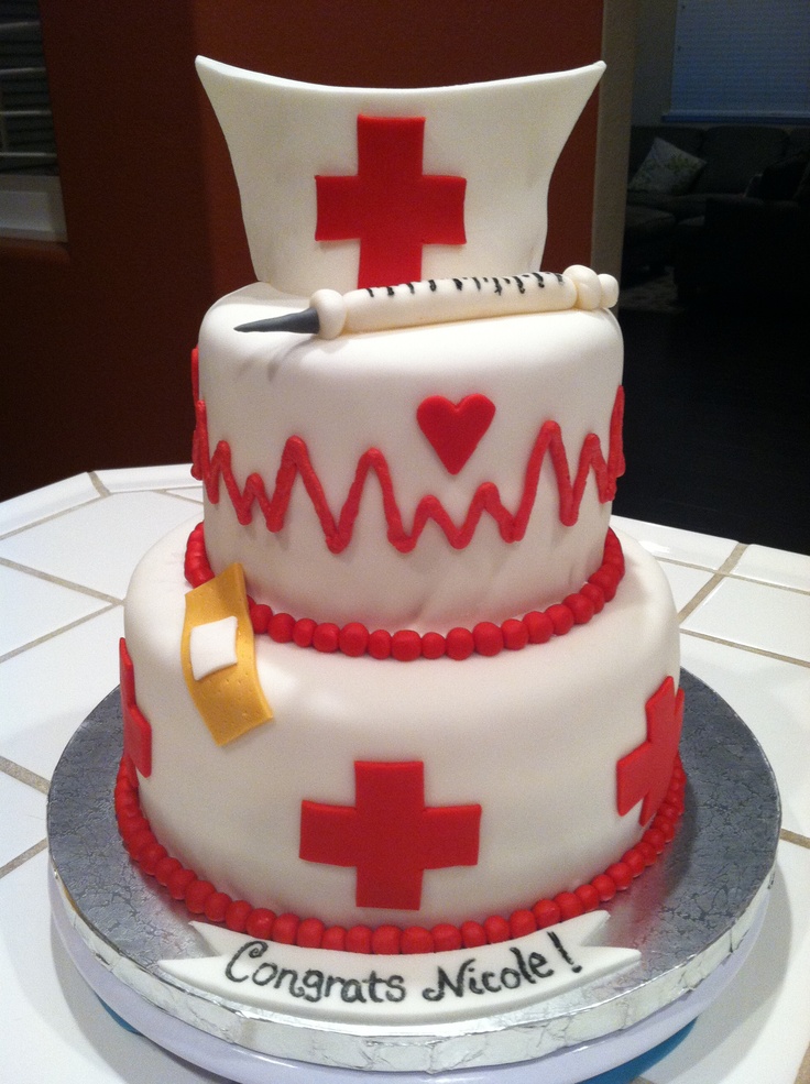 Nursing School Graduation Cake