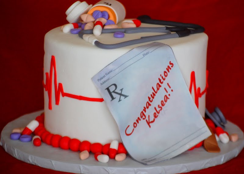 Nursing School Graduation Cake