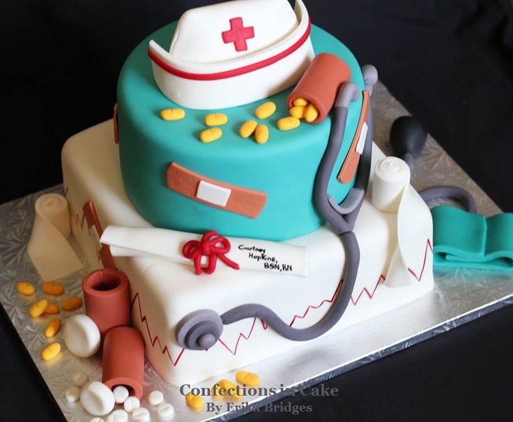 Nursing School Graduation Cake