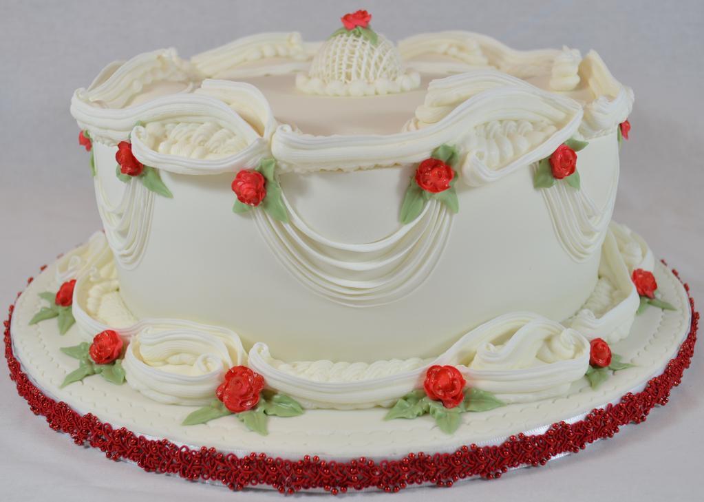 Over Piping Cake Decorating