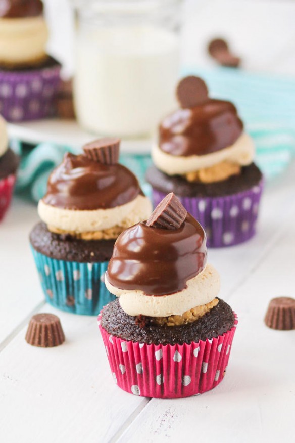 Peanut Butter Cup Cupcakes