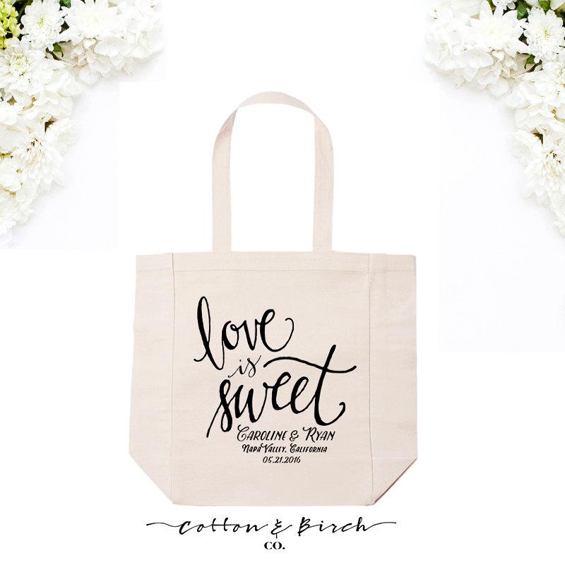 Personalized Wedding Tote Bags