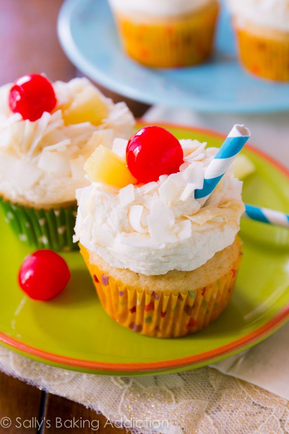 Pina Colada Cupcakes