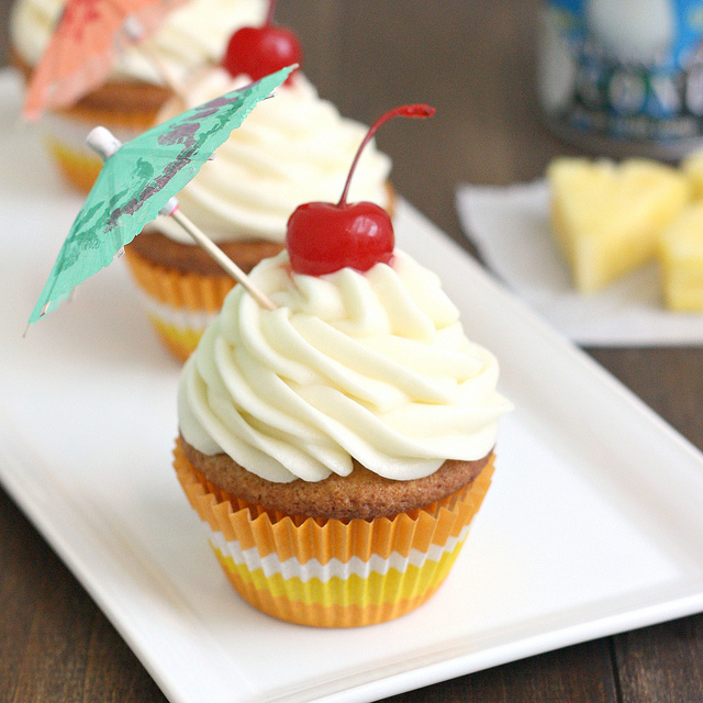 Pina Colada Cupcakes