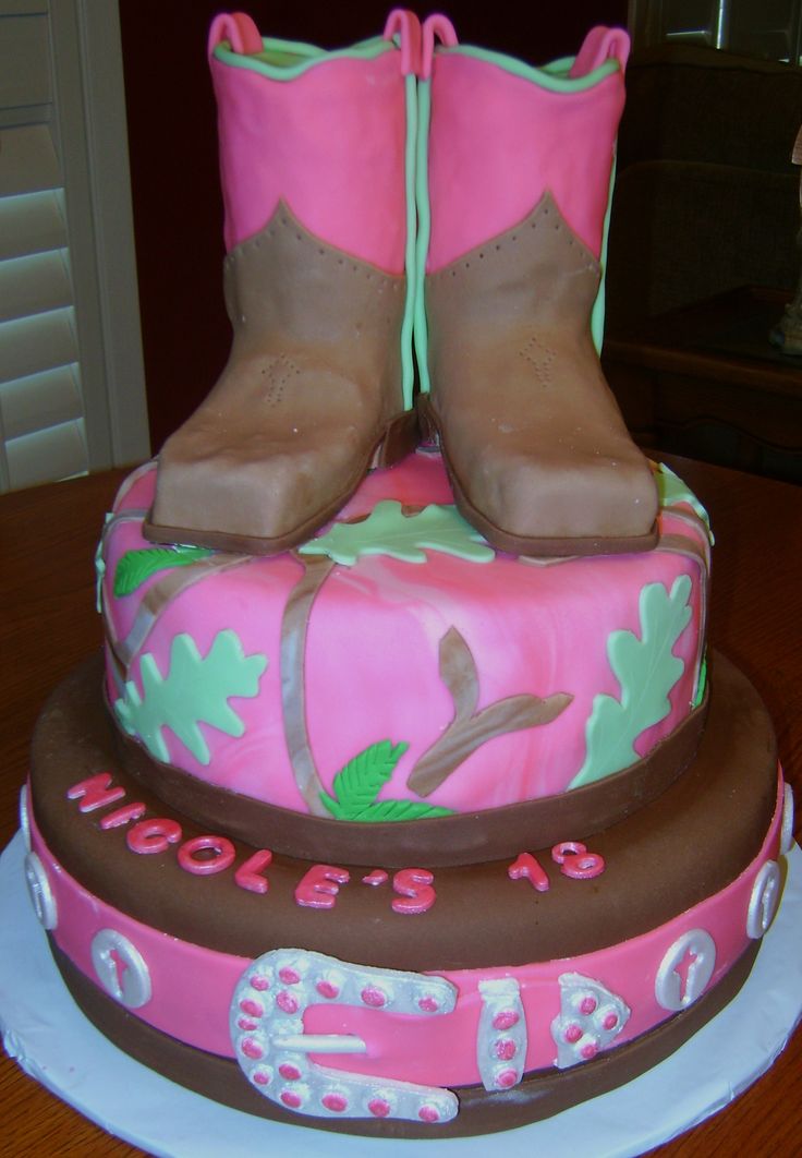Pink Camo Birthday Cake Ideas