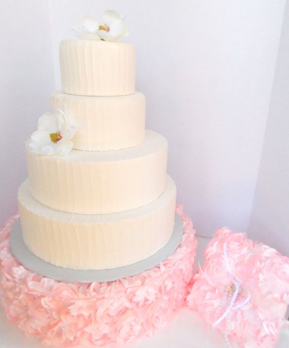 Pink Rose Petal Wedding Cake Pink Rose Petal Wedding Cake