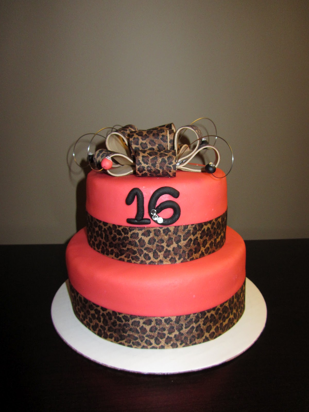 Pretty Sweet 16 Cake