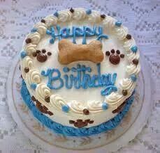 Puppy Happy Birthday Cake