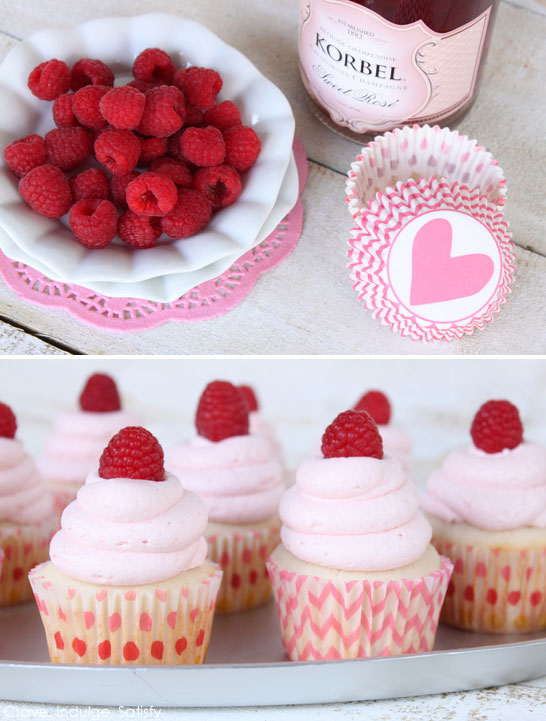 Raspberry Champagne Cupcakes Recipe