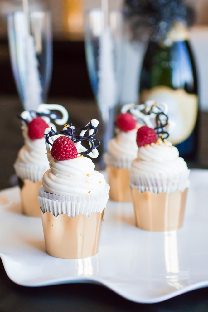 Raspberry Champagne Cupcakes