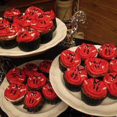 Razorback Cupcakes