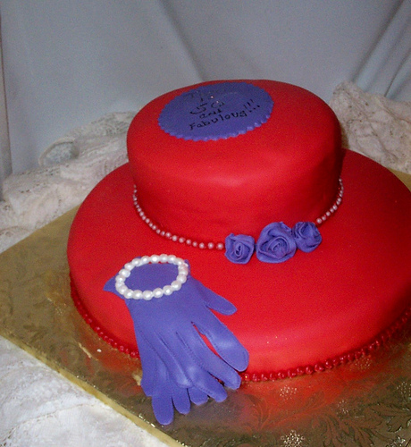 Red Hat Society Cake