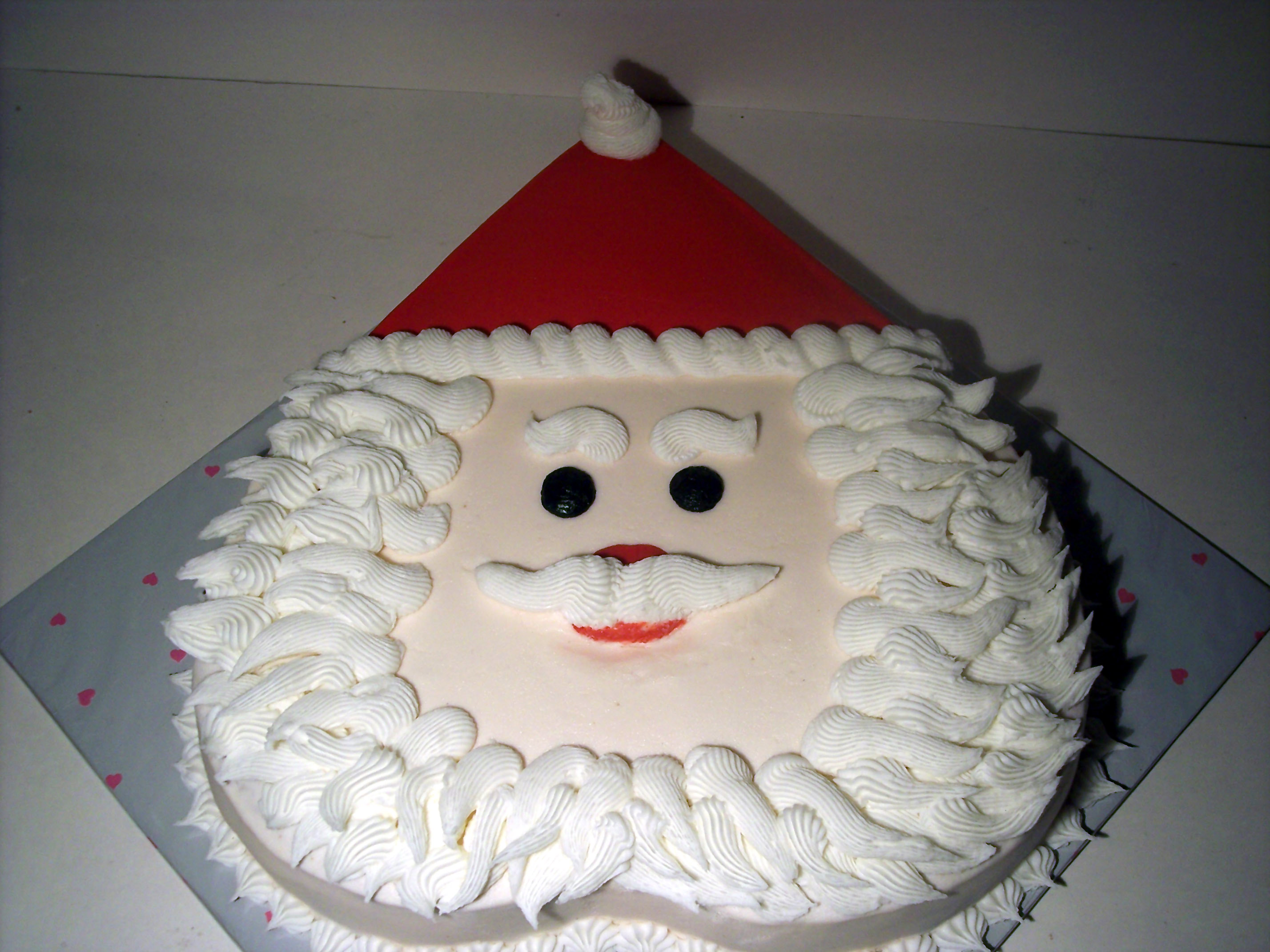 Santa Cake Decorating Ideas