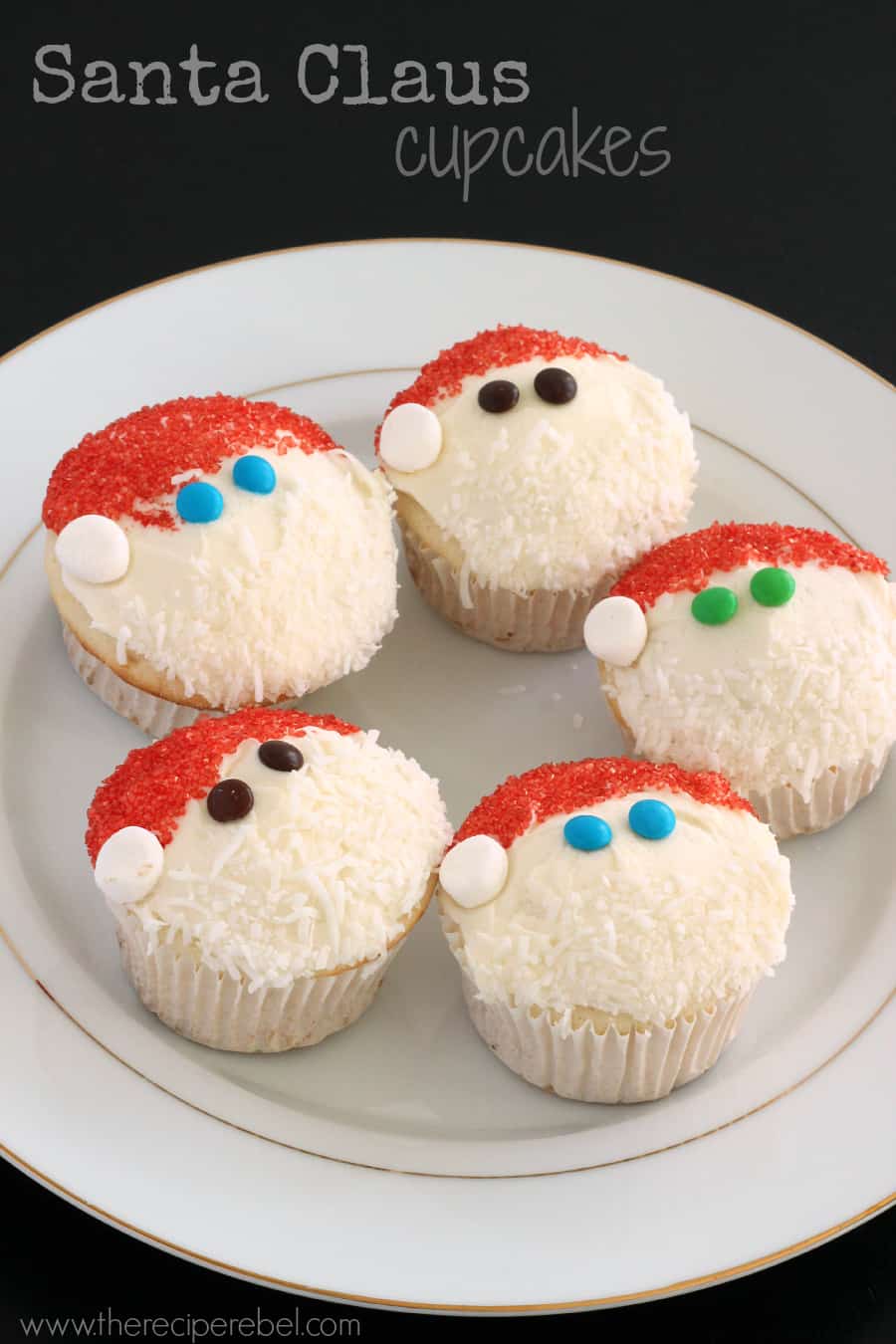 Santa Claus Cupcakes