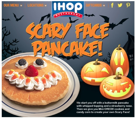 Scary Face Ihop Free Pancakes