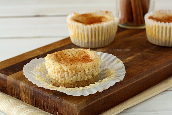 Snickerdoodle Cheesecake Cupcakes